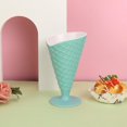 thumbnail image 2 of HomeTrends Bamboo Melamine Teal Icecream Cup, 2 of 3