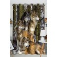 thumbnail image 1 of Cortina de Cocina ABPHQTO Animales Salvajes 130x210 cm, 1 of 2
