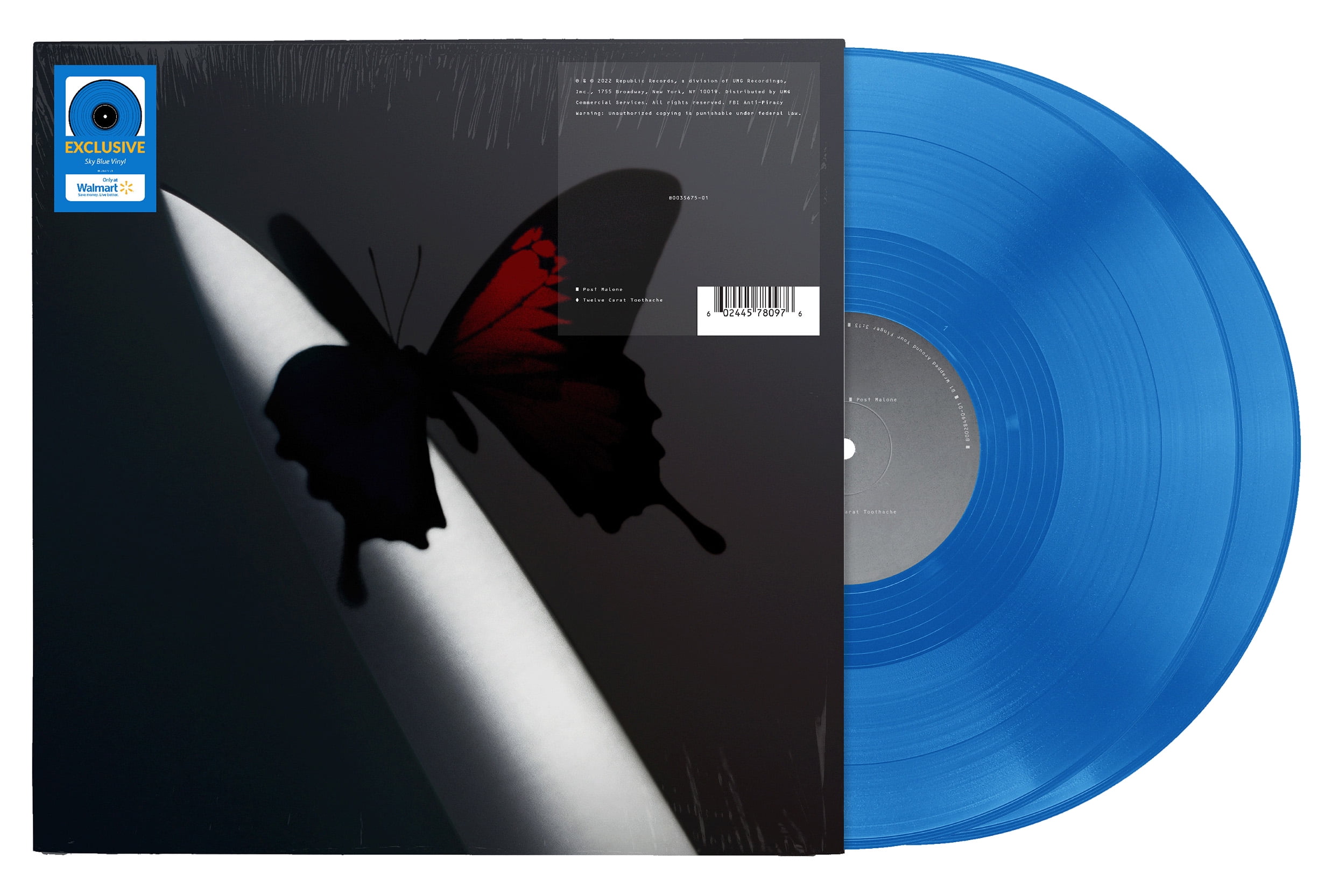 LP Post Malone Twelve Carat Toothache 060244578097 UNIVERSAL 未開封 /00260 Post Malone - Twelve Carat Toothache - Walmart Exclusive - Music
