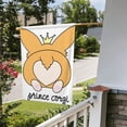 thumbnail image 5 of Easygdp Prince Corgi Dog Garden Flag Yard Flag Welcome Flag, Double-Sided, Weather Resistant for Outdoor Decor - 28"x40", 5 of 9