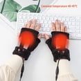thumbnail image 4 of Usb Para Hombres Y Mujeres, Guantes Cálidos De Invierno Para Ordenador Portátil, Guantes Calefactables Sin Dedos Con Forro Polar, Calentador De Manos, Diseño Lavable Methold HA046739-03, 4 of 6