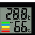 thumbnail image 2 of unbranded Termómetro Higrómetro Para Interior Con Pantalla LCD Amplia Y Material Duradero Negro, 2 of 8