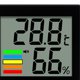 thumbnail image 2 of unbranded Termómetro Higrómetro Para Interior Con Pantalla LCD Amplia Y Material Duradero Negro, 2 of 8