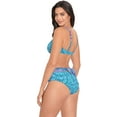 thumbnail image 4 of Women's Skinny Dippers 6540319 Mojito Soomi Tie Front Bralette Swim Top (Malibu M), 4 of 6