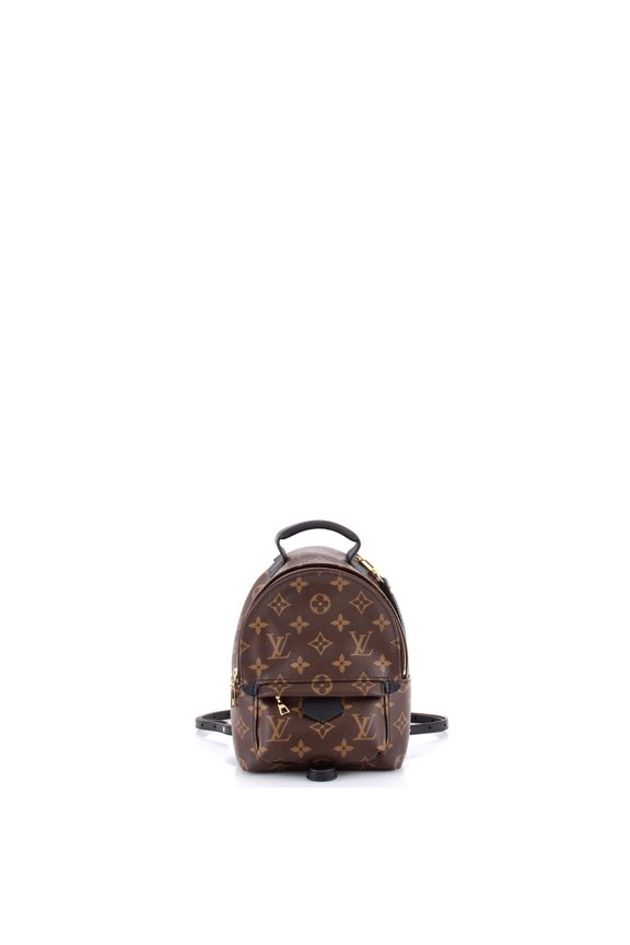 Pre-Owned Palm Springs Backpack Monogram Canvas Mini By Rebag