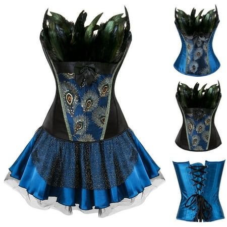 

Utoimkio Corsets for Women Black Overbust Corset Sexy Bustier Body Shaper Costumes Lingerie Tops