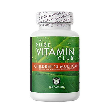 Children's Multivitamin with All 13 Essential Vitamins and 12 Key Minerals Including Vitamins A, C, D, E, K1, K2, B Complex, and Zinc for Kids Up to 8 Years Old (90 Day+ Supply)