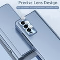 thumbnail image 4 of Compatible Samsung Galaxy Z Fold 4 Case with S Pen Holder & S Pen,Hinge Protection Case for Samsung Z Fold 4 Case with Screen Protector,Samsung Z Fold 4 5g Case Galaxy Fold 4 5g Phone Case Blue, 4 of 14