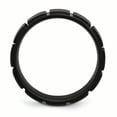 thumbnail image 2 of Stainless Steel Black Plated 8mm Ring Wedding Man  For Dad Mens  For Him, 2 of 10