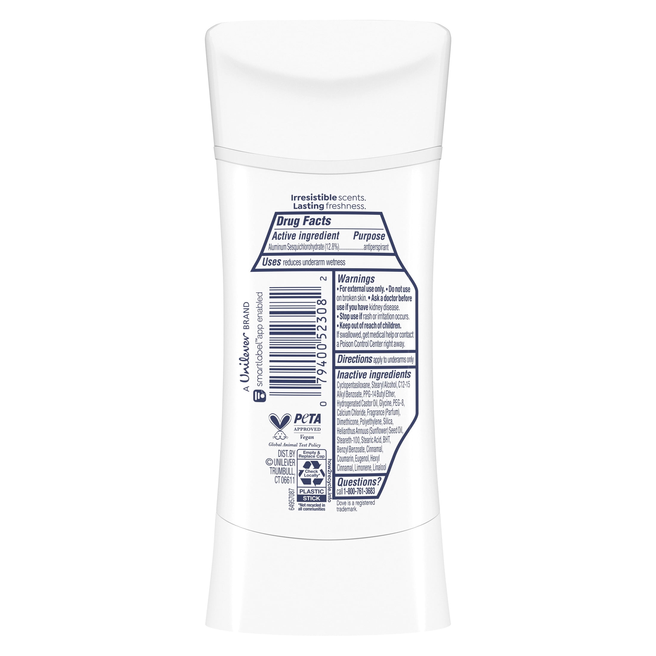 Dove Limited Edition Holiday Treats Antiperspirant Deodorant Spiced Chai Latte 72-Hour Sweat & Odor Protection ,2.6 oz