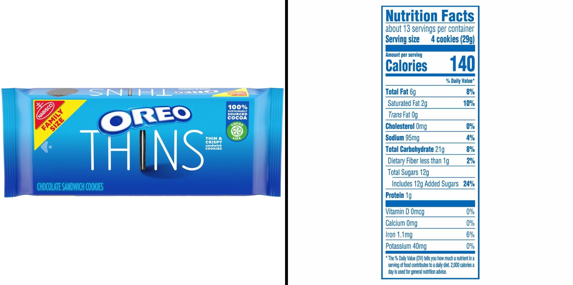 OREO Thins Chocolate Sandwich Cookies 11.7 oz & Lay's Lightly Salted Chips 12.5 oz