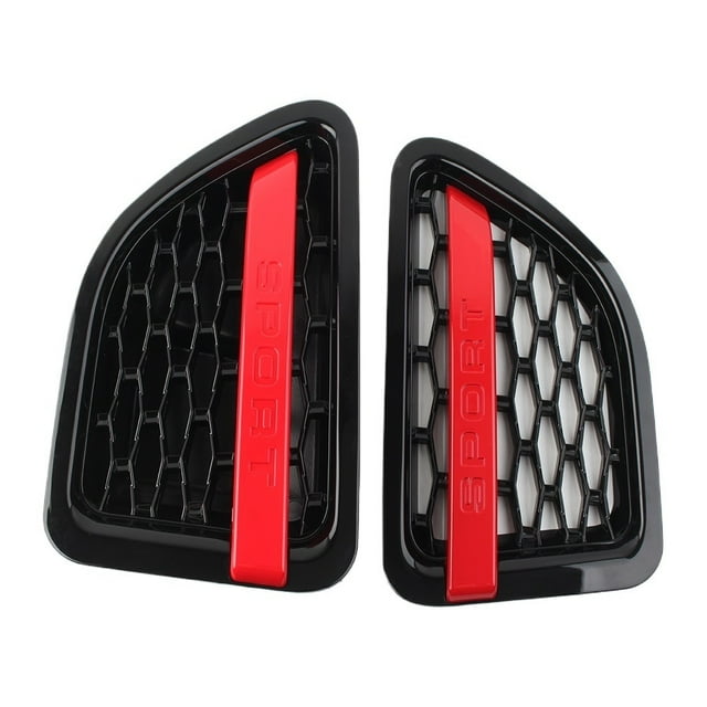 2x Auto Front Side Mudapron Air Vent Grille For Land-Rover L320 For Range-Rover Sport 05-09 ABS Car Styling Grill