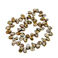thumbnail image 1 of Bubble Champagne Rose Petal Keishi Pearl Strand | 12.5x7x6mm to 7x7x5mm |, 1 of 10