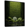 thumbnail image 2 of Designart "Contemplation In A Zen Garden Through Meditation" Meditation Floater Framed Wall Art Prints, 2 of 5