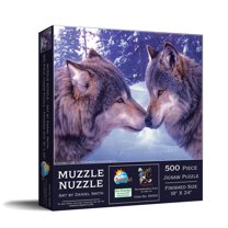 SUNSOUT INC - Muzzle Nuzzle - 500 pc Jigsaw Puzzle by Artist: Daniel Smith - Finished Size 18" x 24" - MPN# 59060