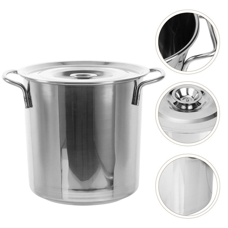 Rorence Stainless Steel Stock Pot Pasta Pots for Cooking with Lid