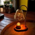 thumbnail image 3 of Joernso Candle Warmer Lamp with Wooden Base Timer Function Adjustable Brightness Scented Wax Melter Decorative Table Lamp, 3 of 8