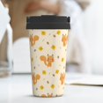thumbnail image 6 of Fotbe Squirrel And Leaves Printed Insulated Travel Coffee Mug Spill Proof Leak Proof Stainless Steel Coffee Tumbler Reusable Coffee Cups with Lids Thermos, 6 of 8