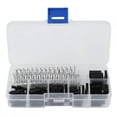 thumbnail image 3 of Candeon Kit de conectores-370pcs Kit de terminales de Carcasa de Conector de Pin de Puente de Cable y Pines de crimpado M/F, 3 of 11