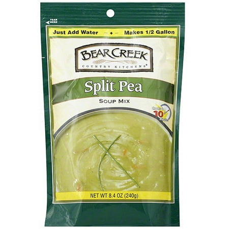 Bear Creek Split Pea Soup Mix, 8.4 oz (Pack of 6)