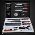 thumbnail image 2 of Juego de cuchillos de cocina de acero inoxidable, herramientas, cuchillo de cocina forjado, tijeras, pelador de cerámica, rebanador de Chef, cuchillo de pelar Nakiri, estuche de regalo Tan Jianjun unisex, 2 of 2