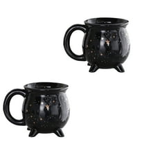 Drses Ceramic Star Witch Coffee Cup Halloween Witch Can Mug