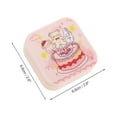 thumbnail image 3 of Unique Bargains 1 Set Contact Lens Case Cartoon Animal Lens Storage Case Pink, 3 of 5