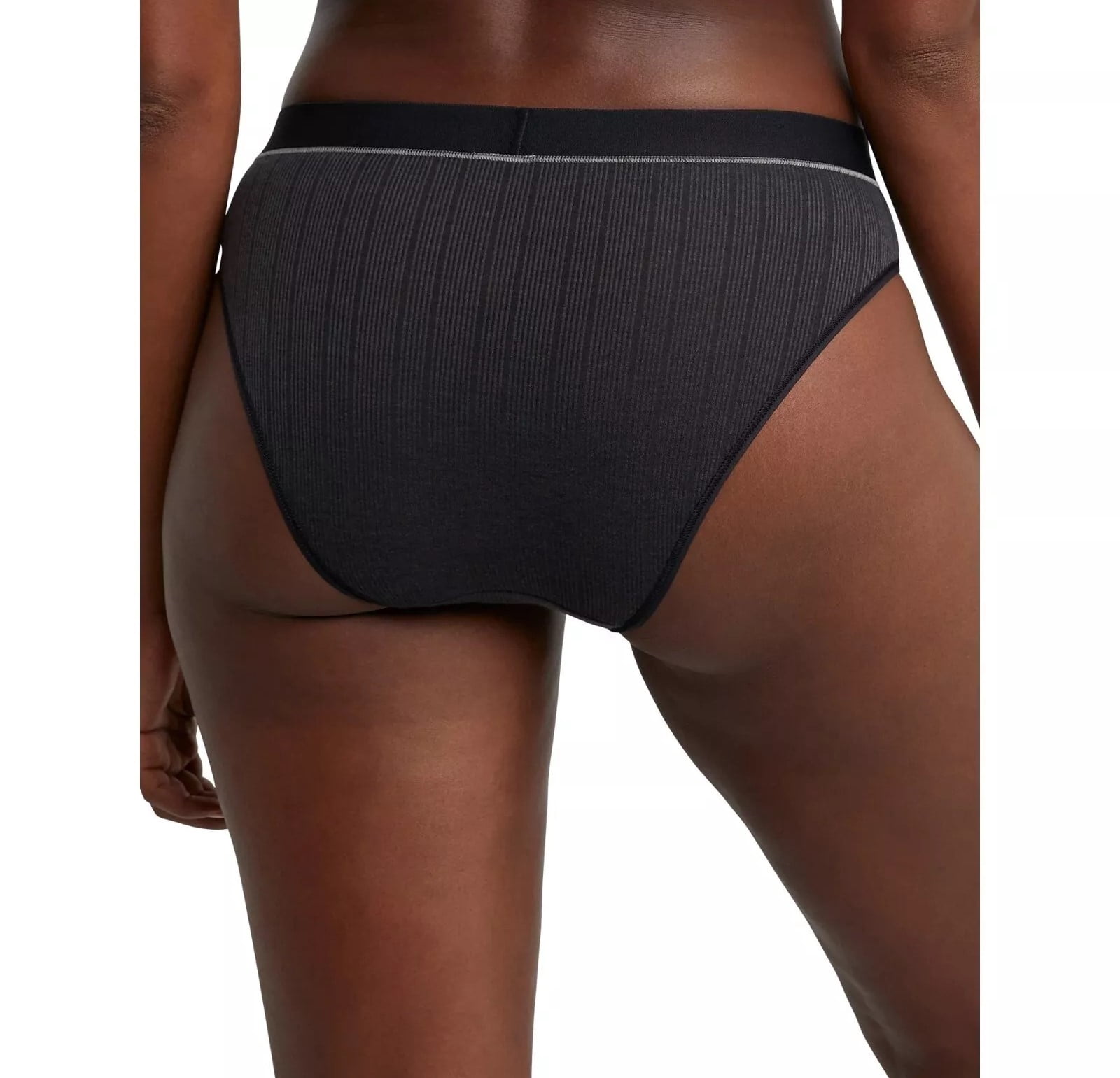 Hanes Originals Women's Underwear Ribbed Hi-Cut, 3-Pack