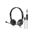 thumbnail image 1 of Audífonos Alámbricos Gamer Diadema Call Center Con Micrófono Negro, 1 of 3