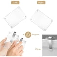 4Pcs Acrylic Magnetic Personalized Photo Holder, Car Accessories Car ...