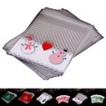 thumbnail image 2 of 100PCS Christmas Treat Bags Creative Patterns Cookie Bags Candy Treat Bags, 2 of 3