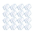 thumbnail image 2 of Billuyoard 16x tapas para patas de silla rectangulares de Color transparente, fácil instalación, hechas con cubierta para patas de silla de PVC Decoración del hogar, 2 of 6