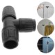 thumbnail image 5 of Conector de 3 vías para tendedero de ropa, conector de plástico resistente, acoplador universal para tendedero de ropa, pieza de conexión de 3 vías, accesorio para toldo., 5 of 7