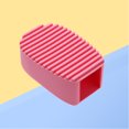 thumbnail image 2 of EeaseCA Candy Color Silicone Washboard Creative Mini Handheld Laundry Washboard Multipurpose Laundry Cleaning Brush Clothes Washing Brushes (Pink), 2 of 9