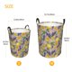thumbnail image 3 of Fotbe Lavender Flowers Cesto de Ropa con Asas, Cesto Impermeable de Gran Capacidad, Bolsa de Lavado para Dormitorio, Cesto de Ropa con Ruedas y Asas-Small, 3 of 6