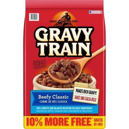 Gravy Train Beefy Classic Dry Dog Food, 15.4-Pound (Best Dog Food For Diarrhea Prone)