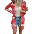 thumbnail image 2 of Chrismas Shirt Coat, Open Front Shirt Coat Long Sleeve  For Shopping Type 1,Type 2,Type 3,Type 4,Type 5,Type 6,Type 7,Type 8, 2 of 5