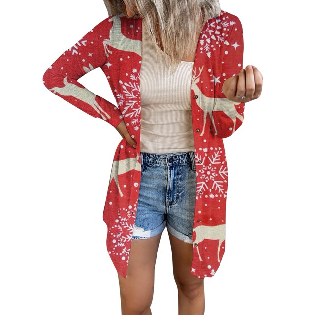 Open Front Shirt Coat, Fashionable Halloween Open Front Blouse Skin Friendly For Women For Daily Type 1,Type 2,Type 3,Type 4,Type 5,Type 6,Type 7,Type 8
