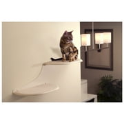 The Refined Feline Cat Clouds Cat Shelf, Off-White, Right Facing