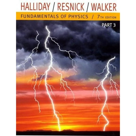 Pre-Owned Chapters 22-33 (Pt. 3) (Fundamentals of Physics) Paperback