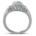 thumbnail image 3 of Empire Jewel Simple Wedding Diamond Ring - 1.2 Ct Round Cut Lab Created Simulated Diamond Ring - 14K White Gold Over Prong Setting - Elegant Engagement Ring for Women - Perfect Gift for Women's, 3 of 6