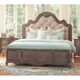thumbnail image 2 of Genoa Antique Gray Finish on Wood Tufted King Bed, 2 of 5