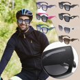 thumbnail image 2 of Gafas de sol cuadradas exageradas personalizadas, modernas, para viajes, con protección solar, ultratransparentes, retro, combinables, 2 of 7