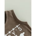 thumbnail image 6 of Coduop Infant Baby Boys Summer Clothes Outfit Set Cow Head Tank Tops and Shorts 2Pcs Suit, 6 of 8