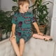 thumbnail image 4 of Balery Snake And Rose Conjunto de Pijama Infantil de Manga Corta con Estampado – Ropa de Dormir de Algodón Suave-3X-Large, 4 of 6