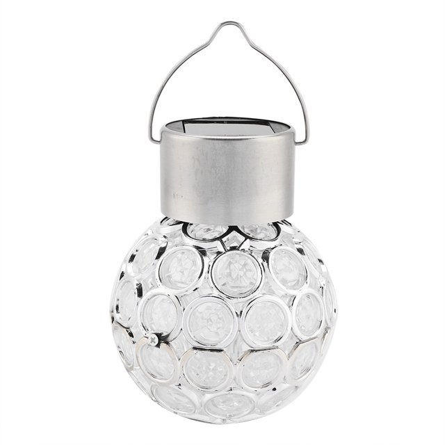 Solar Powered Waterproof Colorful LED Wall Light Lamp for Outdoor Courtyard Lighting
