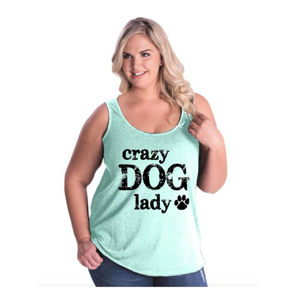 IWPF - Women's Plus Size Tank Top - Dog Lady