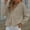Beige#4, variant on Fesfesfes Women's Leisure Daily Blouses Comfortable Loose Long Sleeved V-Neck Tops with Buttons for Fall Outdoor Cozy Wearing Clothes(White#1,M)