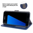 thumbnail image 3 of Mobile Phone Cover for Samsung S7, Cover Premium Pu Leather Tpu Flip Cover Magnetic Closure Card Compartment Stand Function Wallet with Lanyard Protective Cover, 3 of 7