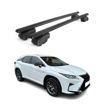 Lockable Roof Rack Cross Bars Luggage Carrier for Lexus RX450h 2016-2022 Black